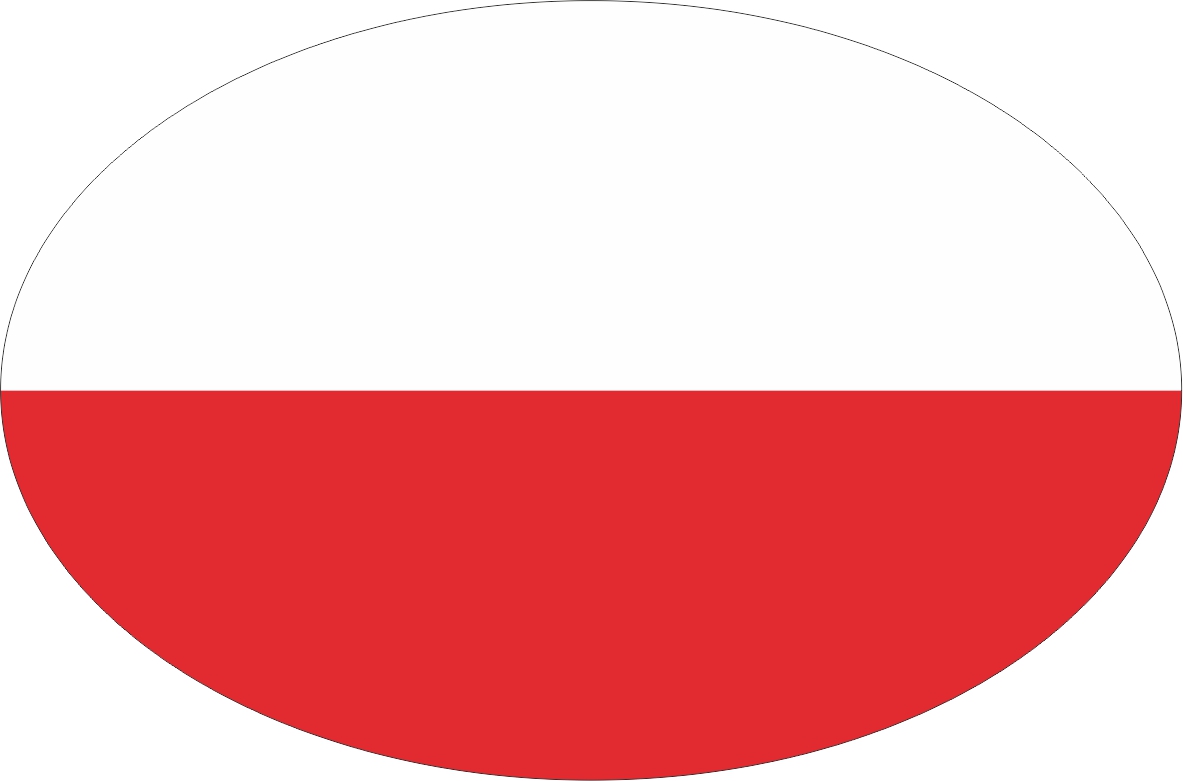 Poland | sticker in oval shape Poland | sticker in oval shape